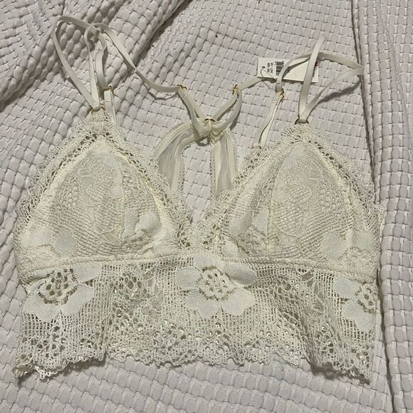 Aerie- XS- Crochet Lace Bralette - NWT - Picture 1 of 7